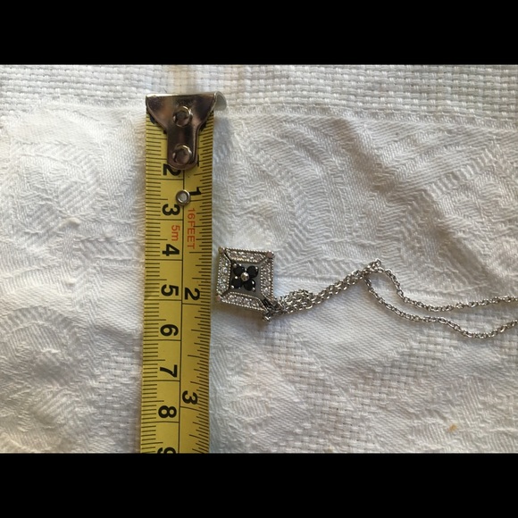 Sterling crystal convertable necklace - Picture 6 of 7